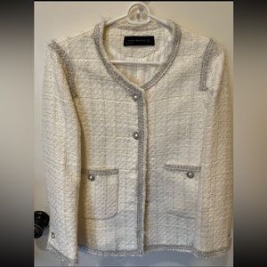 Zara Tweed Blazer & Skirt Set